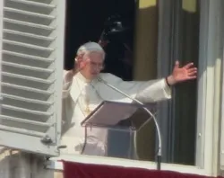 Pope Benedict XVI responds to the crowd at the Feb. 17, 2013 Angelus. ?w=200&h=150