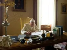 Pope Benedict XVI rests at his summer residence in Castel Gandolfo in July 2010. 