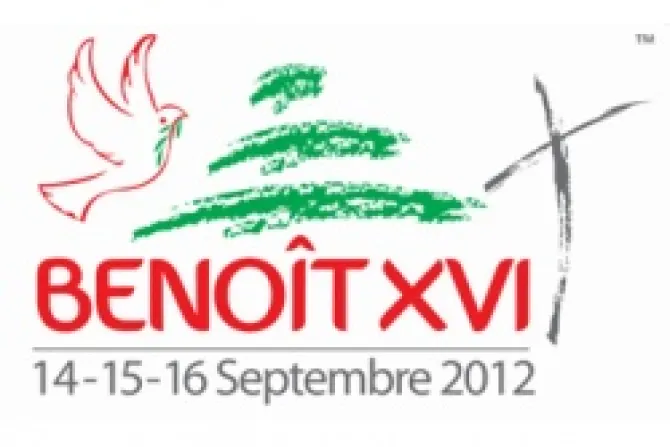 Pope Benedict XVIs Papal Visit to Lebanon logo CNA World Catholic News 9 12 12
