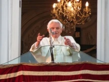 Pope Benedict XVI's final address to the crowds at Castel Gandolfo Feb. 28, 2012. 