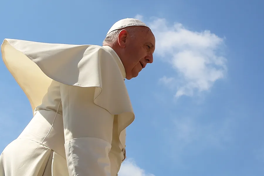 Pope Francis at a Wednesday general audience in St. Peter's Square on June 17, 2015. ?w=200&h=150