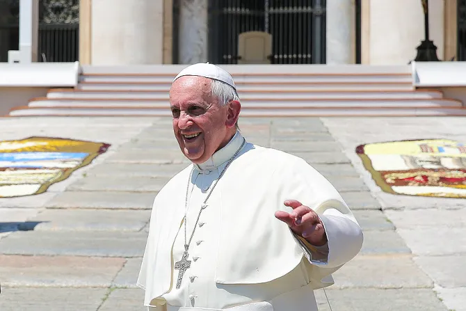 Pope Francis 1 at the Wednesday general audience in St Peters Square on June 3 2015 Credit Bohumil Petrik CNA 6 3 15