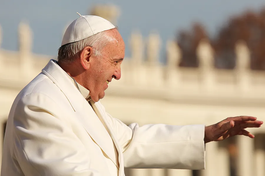 Pope Francis at the general audience in St. Peter's Square, Dec. 16, 2015. ?w=200&h=150