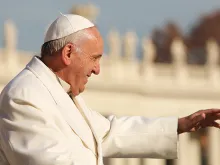 Pope Francis at the general audience in St. Peter's Square, Dec. 16, 2015. 