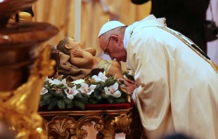 Pope Francis celebrates Epiphany Mass at St. Peter's Basilica on Jan. 6, 2016.   Alexey Gotovksy/CNA.