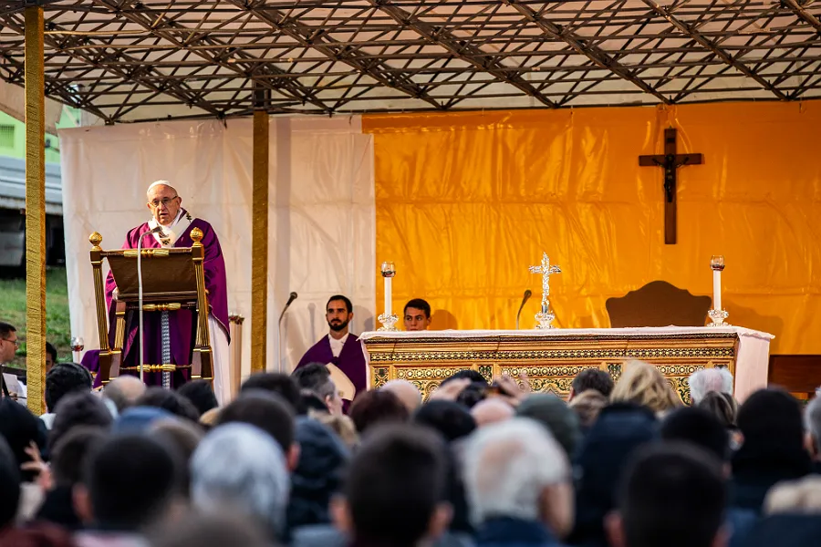 Pope Francis says Mass for All Souls' Day at the Laurentino Cemetery outside Rome, Nov. 2, 2018. ?w=200&h=150