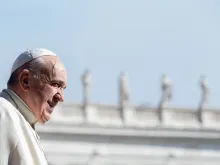 Pope Francis in St. Peter's Square April 17, 2019. 