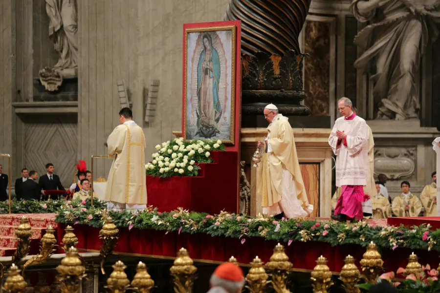 Pope Francis celebrates Mass in St. Peter's basilica on Dec. 12, 2015. ?w=200&h=150
