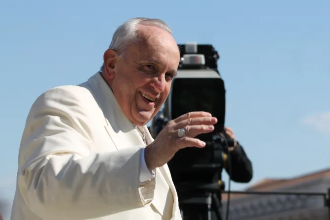 Pope Francis In St Peters Square March 7 2015 Bohomil Petrik CNA CNA