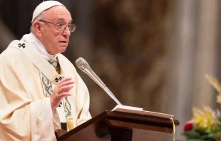 Pope Francis.   Daniel Ibanez/CNA.