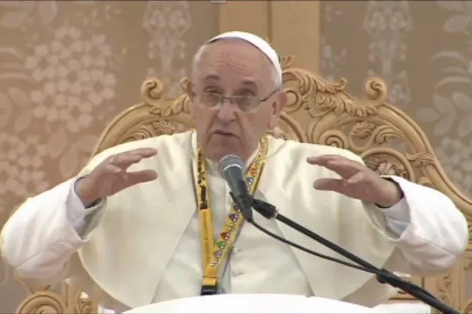 Pope Francis Philippines Youth address CNA