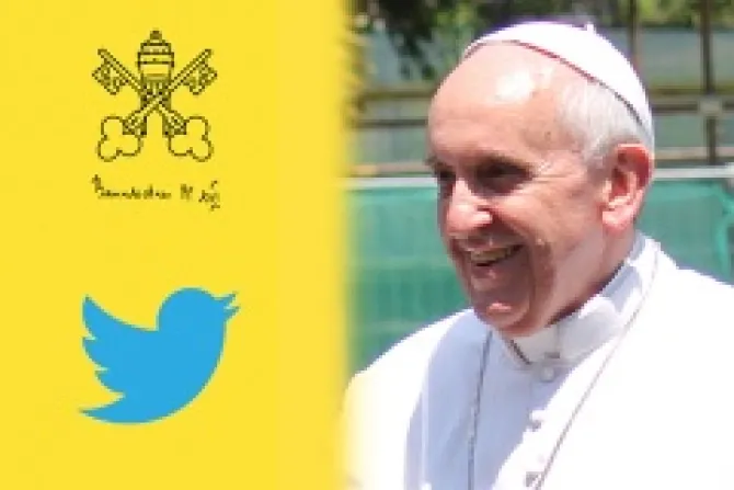 Pope Francis Pontifex Twitter logo CNA Vatican Catholic News 9 9 13