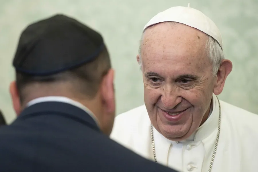 Pope Francis meets with a delegation from the World Congress of Mountain Jews on Nov. 5, 2018. ?w=200&h=150