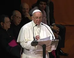 Pope Francis addresses Brazil's leaders in Rio July 27. ?w=200&h=150