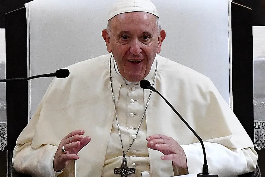 Pope Francis addresses religious leaders in Maputo, Mozambique on Sept. 5, 2019. ?w=200&h=150