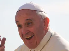 Pope Francis during his general audience on Sept. 25, 2013. 