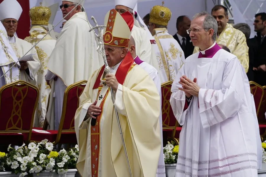 Pope Francis at Mass in Skopje, North Macedonia May 7, 2019. ?w=200&h=150