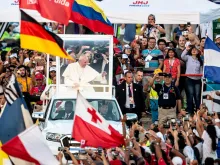 Pope Francis at World Youth Day in Panama Jan. 26, 2019. 