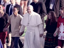 Pope Francis at World Youth Day in Poland, July 2016. 