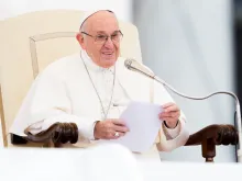 Pope Francis at the general audience Nov. 15, 2017. 