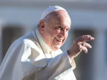 Pope Francis at the General Audience in St. Peter's Square, Oct. 16, 2019. 
