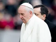 Pope Francis at the general audience Jan. 31, 2018. 