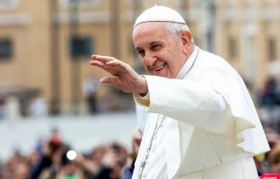 Pope Francis at the general audience Oct 31, 2018.   Daniel Ibáñez