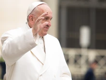 Pope Francis at the general audience in St. Peter Square, Feb. 22, 2017. 