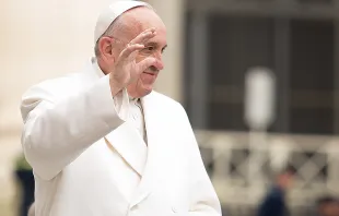 Pope Francis at the general audience in St. Peter Square, Feb. 22, 2017.   L'Osservatore Romano.