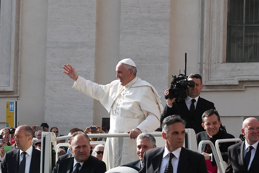 Pope Francis at the General Audience in St. Peter's Square, April 6, 2016. ?w=200&h=150