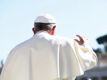 Pope Francis at the general audience in St. Peter's Square, Oct. 5, 2016_