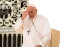 Pope Francis at the general audience in St. Peter's Square on March 14, 2018. 
