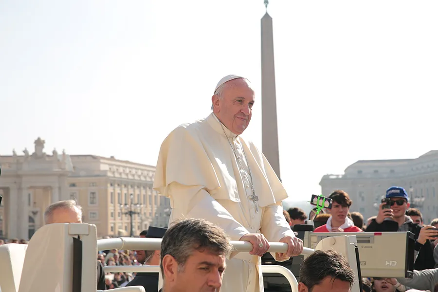 Pope Francis at the general audience in St. Peter's Square on March 30, 2016. ?w=200&h=150
