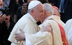 Pope Francis attended a Mass of Thanksgiving for the canonization St. Jose de Anchieta at St. Ignatius of Loyola Church in Rome, April 24, 2014. ?w=200&h=150
