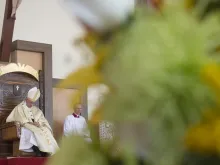 Pope Francis celebrates Mass at Guayaquil in Ecuador on July 6, 2015. 