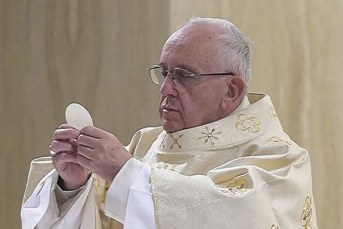 Pope Francis celebrates Mass Credit Vatican Media 2 CNA