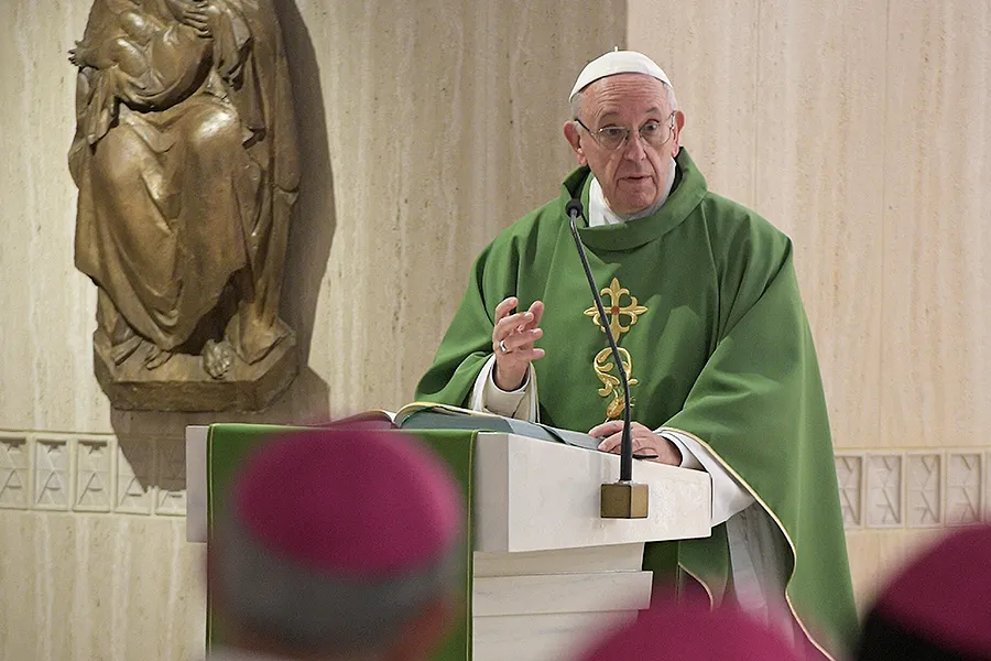 Pope Francis celebrates Mass at Santa Marta. ?w=200&h=150