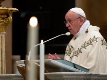 Pope Francis celebrates Mass at the Archbasilica of St. John Lateran Nov. 9, 2019. 