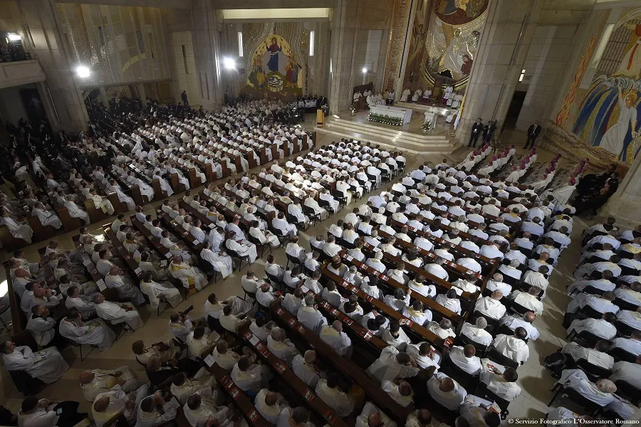 Pope Francis celebrates Mass at the St. John Paul II shrine in Krakow, Poland, July 30, 2016. ?w=200&h=150