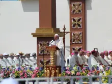 Pope Francis celebrates Mass in Iquique, Chile Jan. 18, 2018. 