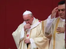 Pope Francis celebrates Mass at Rome's Verano Cemetery Nov. 1. 