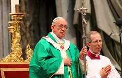 Pope Francis says Mass in St. Peter's Basilica, July 7, 2013. ?w=200&h=150