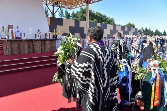 Pope Francis celebrates Mass in Temuco Chile Jan 17 2018 Credit  Barbara Bustamante CNAjpg