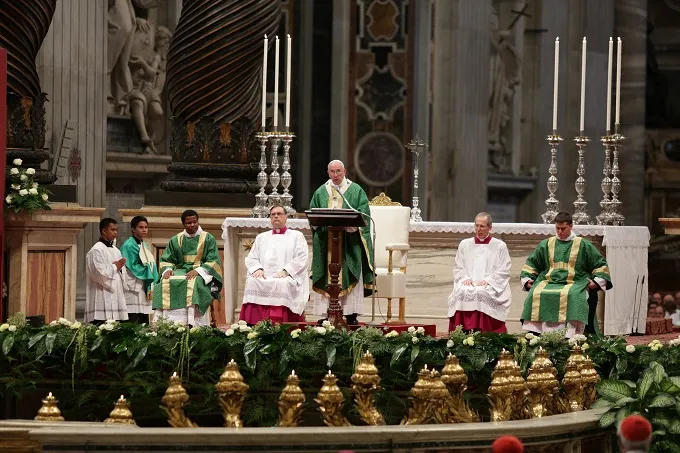 Pope Francis celebrates the opening Mass for the Ordinary Synod of Bishops on the Family Oct. 4, 2015. ?w=200&h=150