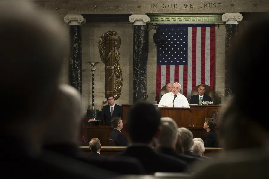Pope Francis addresses the United States Congress, Sept. 24, 2015. ?w=200&h=150