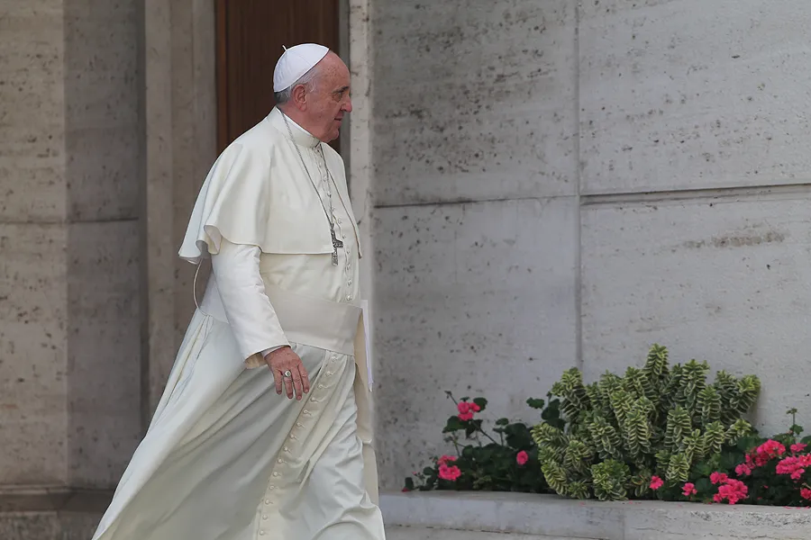 Pope Francis departs the Vatican's Synod Hall, Oct. 16, 2014. ?w=200&h=150