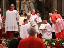 Pope Francis elevates 17 new cardinals during the Nov. 19, 2016, consistory. 
