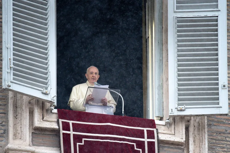 Pope Francis gives the Angelus address Sept. 7, 2020. Credit: Vatican Media.?w=200&h=150