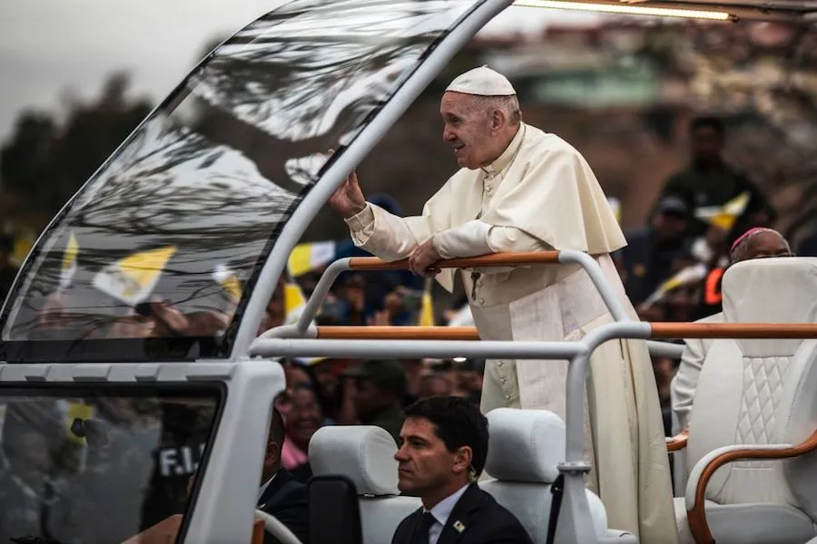 Pope Francis greets crowds in Antananarivo, Madagascar, on Sept. 8, 2019. ?w=200&h=150