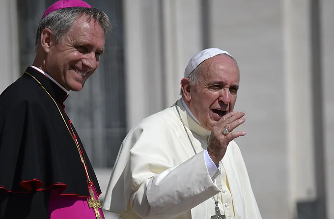 Pope Francis in St. Peter's Square, Aug. 27, 2014. ?w=200&h=150